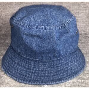 Newhattan Denim Bucket Hat Unisex Size S/M